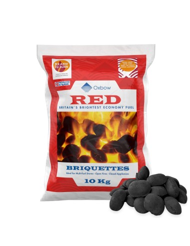 1 x 10KG Oxbow Red Smokeless Coal