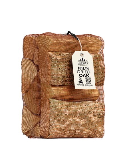 Oak Hardwood Logs 9kg | 1 x 30L Net | Premium Firewood for Stoves & Fireplaces | Log Barn Oak Hardwood Logs 9kg | 1 x 30L Net | Premium Firewood for Stoves & Fireplaces | Log Barn